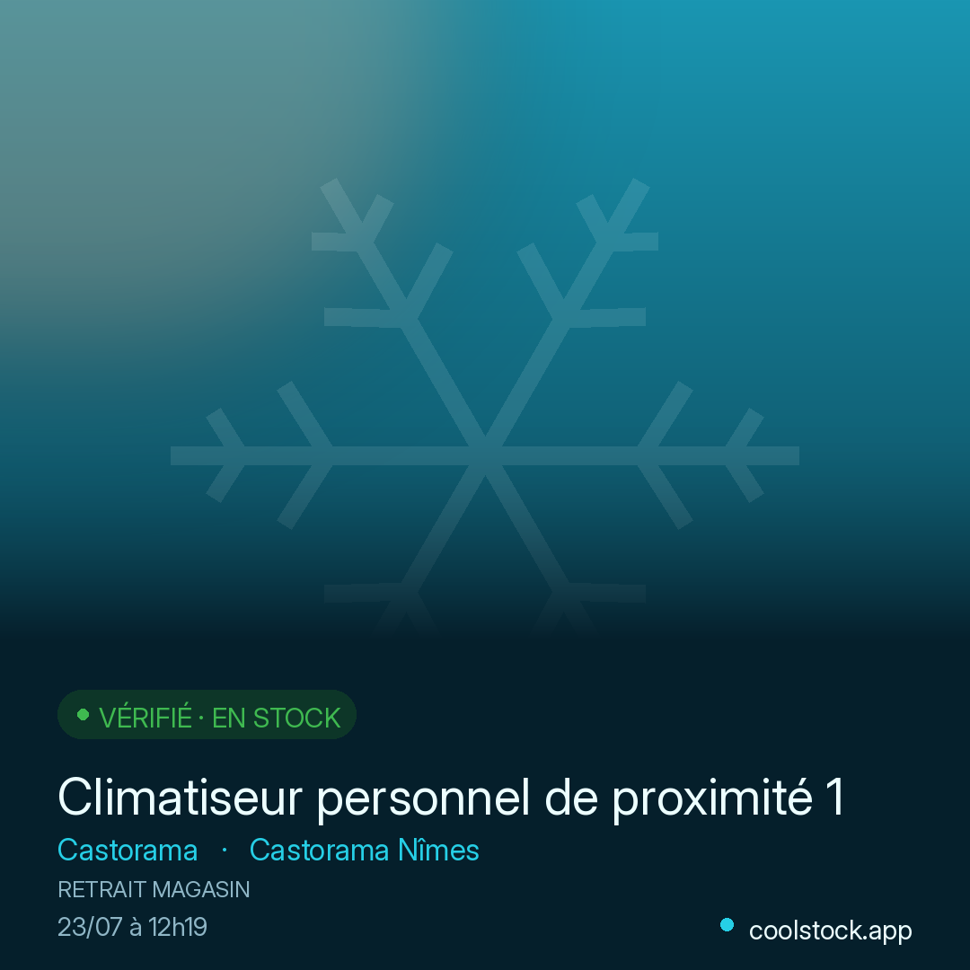Climatiseur personnel de proximité 1800 BTU Heallux