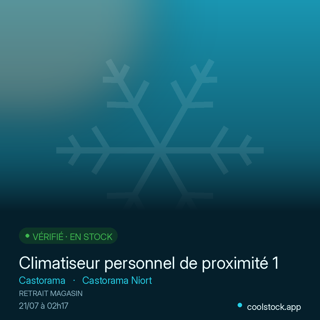 Climatiseur personnel de proximité 1800 BTU Heallux