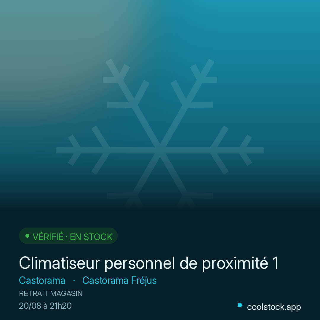 Climatiseur personnel de proximité 1800 BTU Heallux
