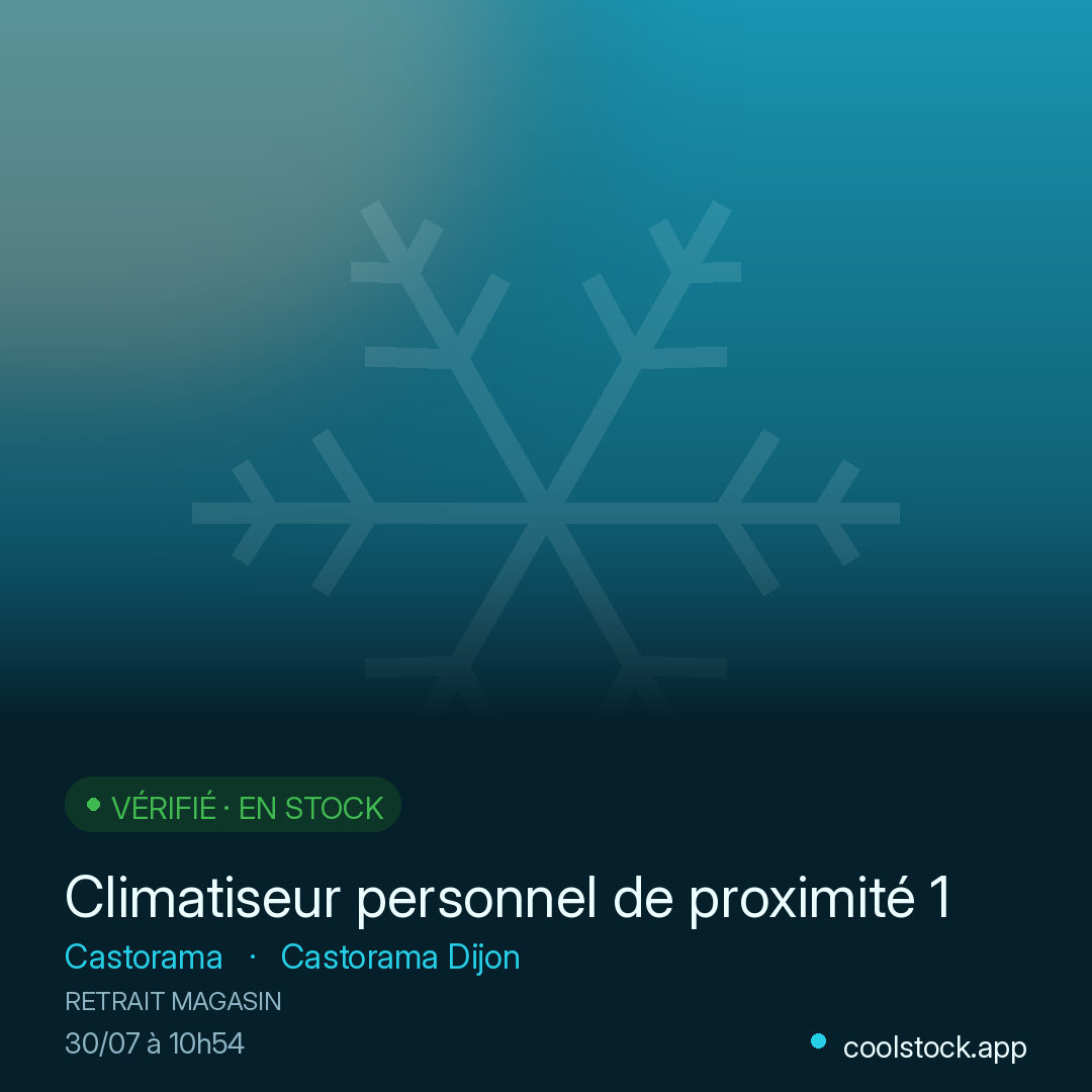 Climatiseur personnel de proximité 1800 BTU Heallux